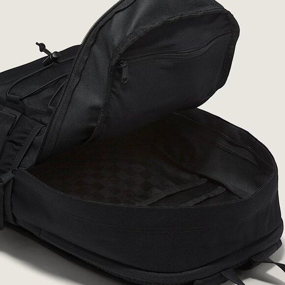 Vans Original Backpack VN00082FBLK Black Unisex Bag Laptop Skateboarding NEW - Picture 7 of 9